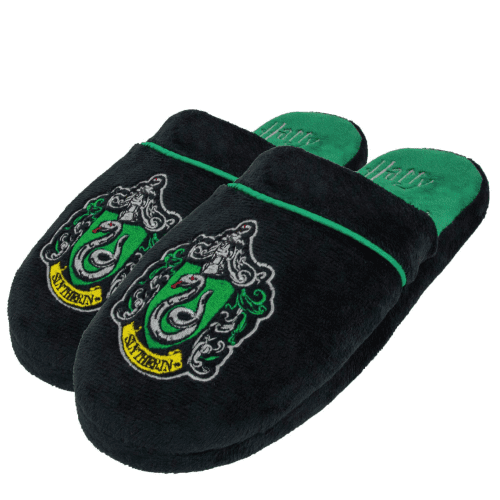 Slytherin Rubber Sole Slippers - Quizzic Alley - licensed Harry Potter ...